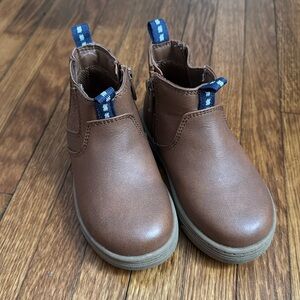 Cat and Jack Kids Brown Ankle Boots Size 8